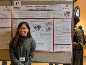 Crystal Li with her project