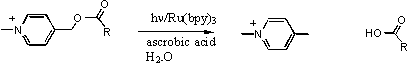 Illustrated release of carboxylic acids phenacyl and 4-N-alkylpicolinium esters