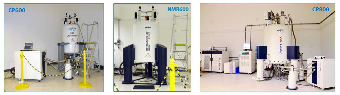 CP00, NMR600, and CP800 spectrometers