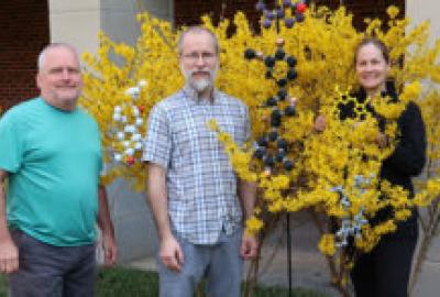 Davis, Associate Professor of Chemistry and Biochemistry Paul Paukstelis and Adjunct Assistant Professor of Plant Science and Landscape Architecture Andrea Ottesen