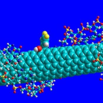 Molecular model of quantum sensor.