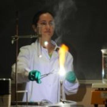 Lenea Stocker in a lab